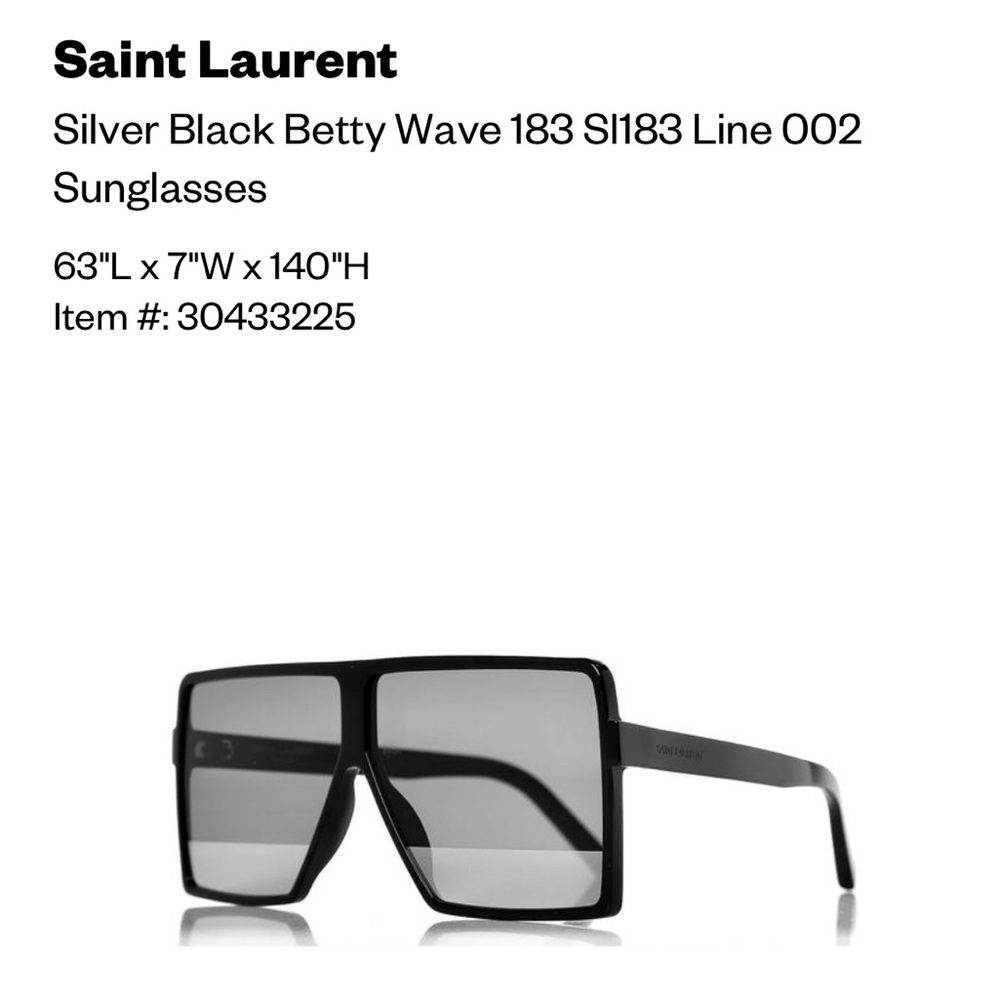 Saint Laurent So Betty sunglasses  100% Authentic